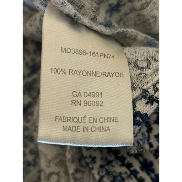 Fleur Bleue Bohemian Style Floral Print Maxi Dress With Tassel Tie & 3/4 Sleeves - Picture 5 of 7